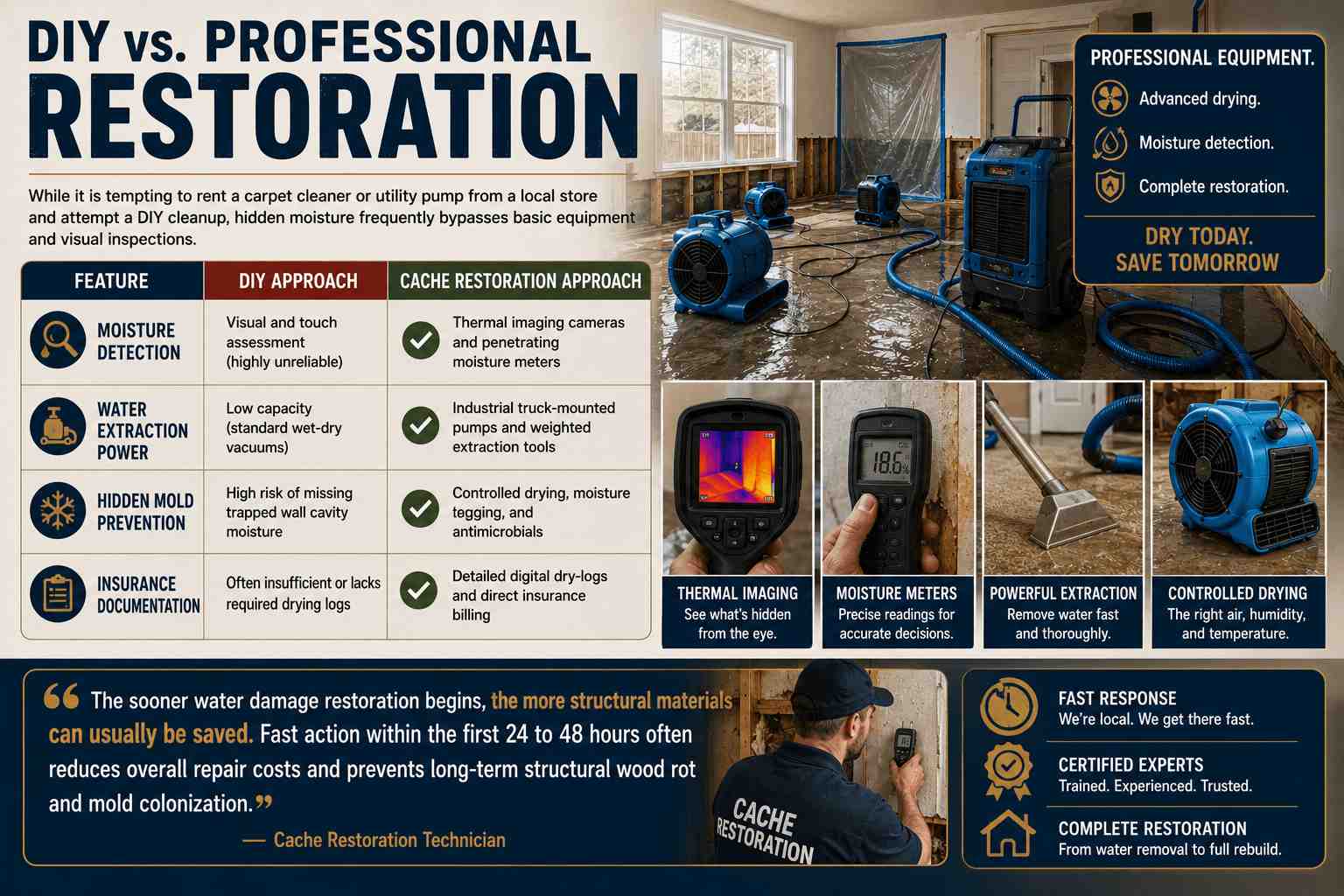 Emergency Water Damage Response & Drying: A Property Owner's Guide