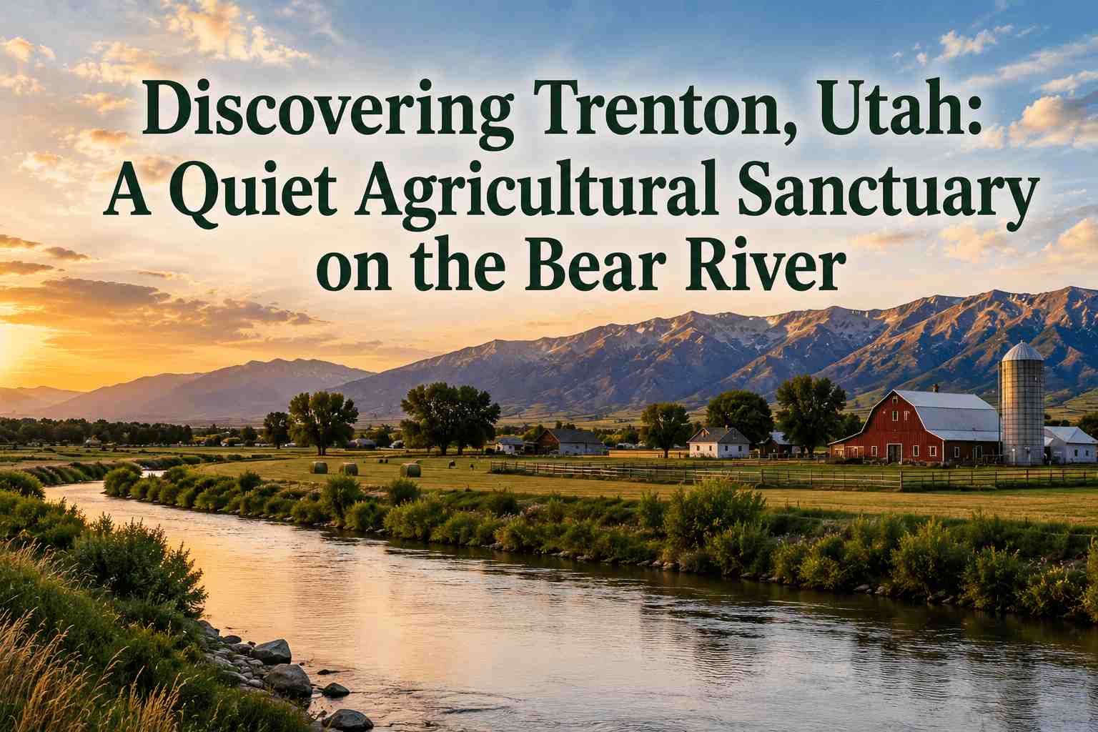 Discovering Trenton, Utah: A Quiet Agricultural Sanctuary on the Bear River