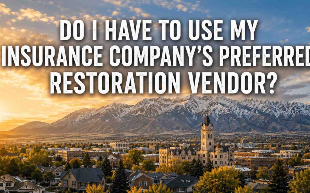 Do I Have to Use My Insurance Company’s Preferred Restoration Vendor?