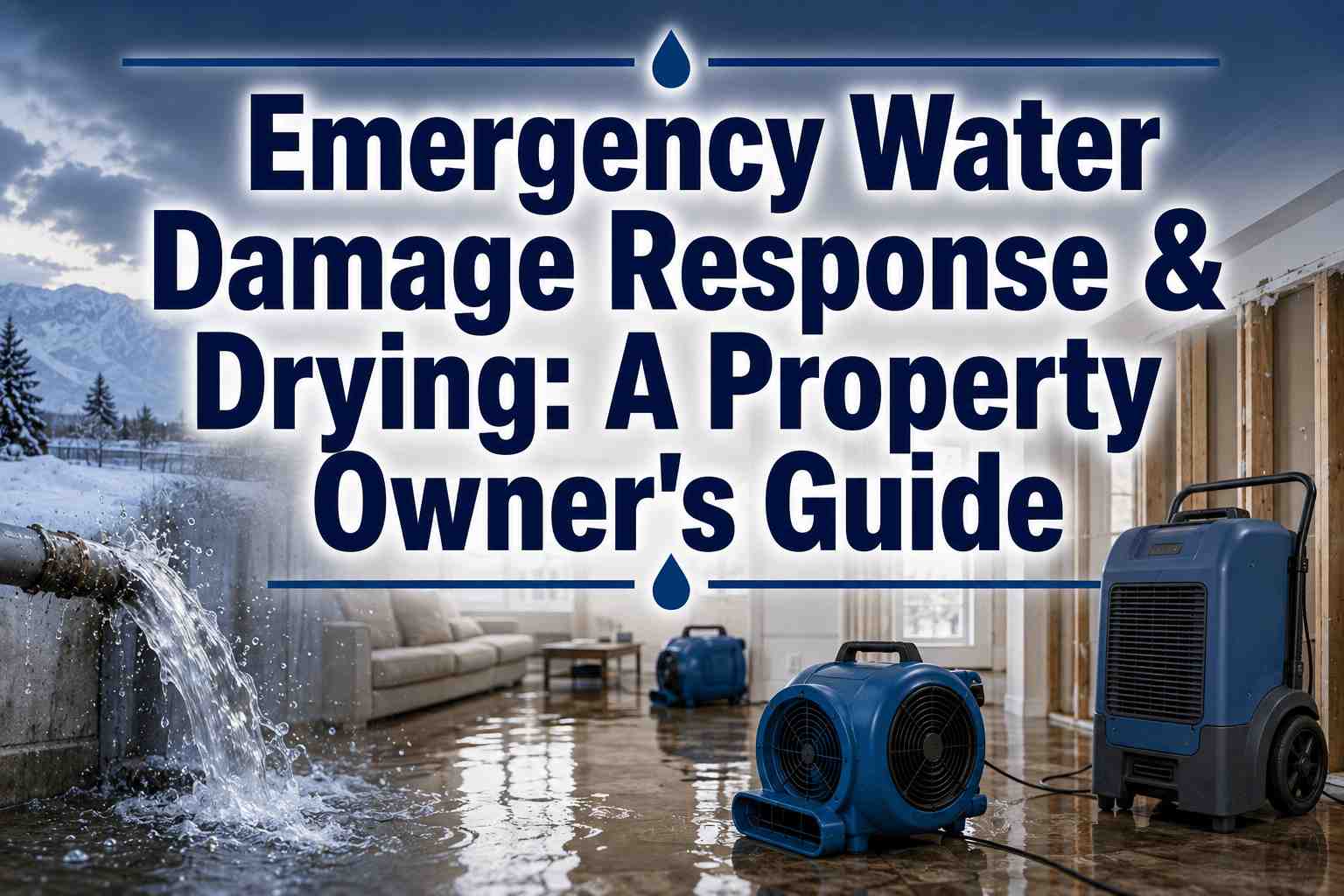 Emergency Water Damage Response & Drying: A Property Owner's Guide