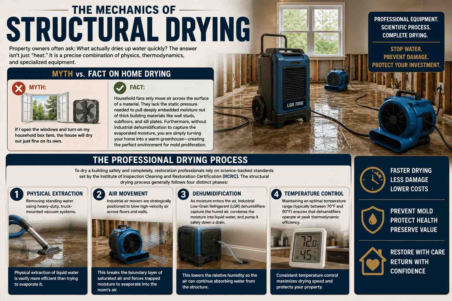 Emergency Water Damage Response & Drying: A Property Owner's Guide