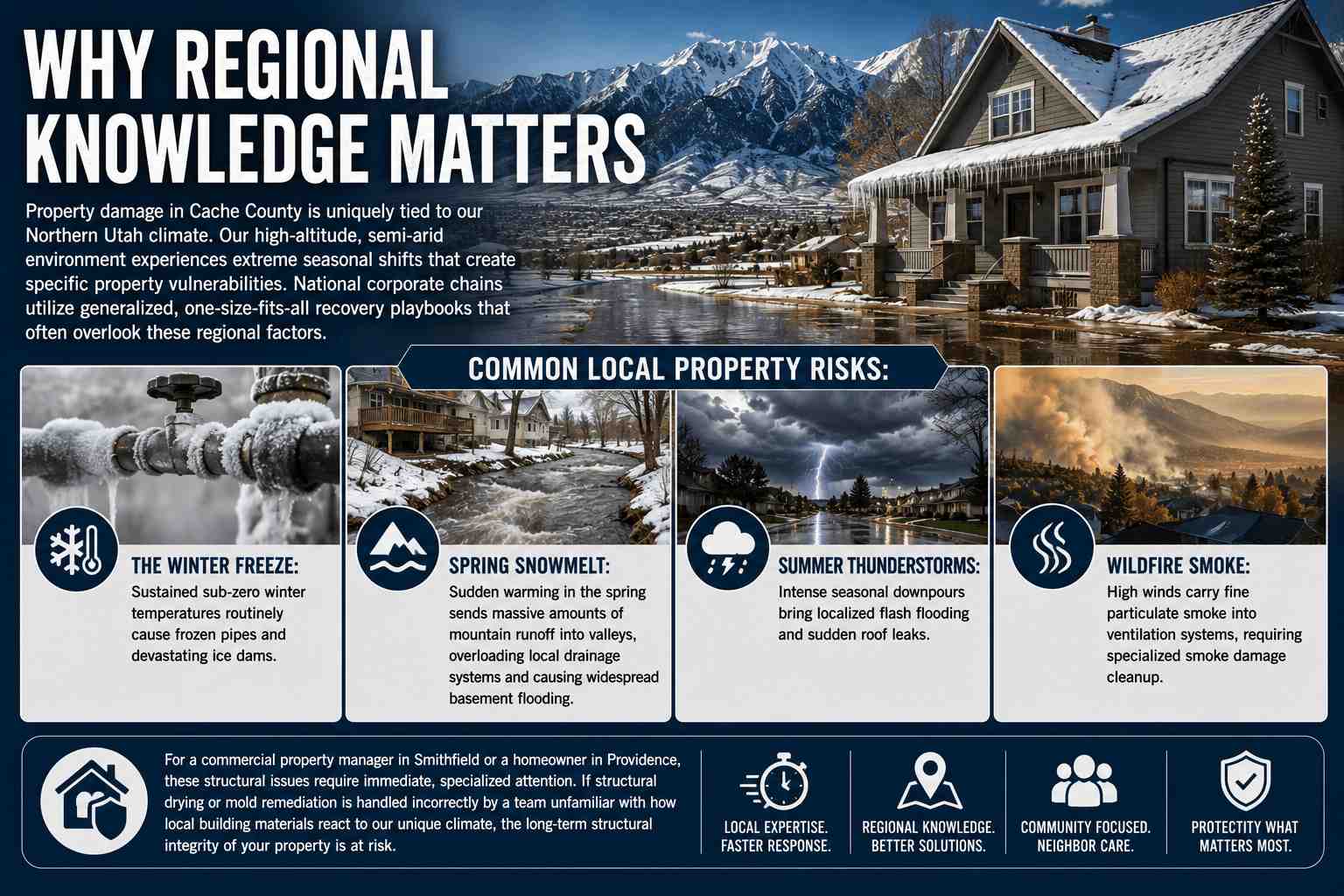 7 Reasons to Choose a Local Restoration Company in Cache County