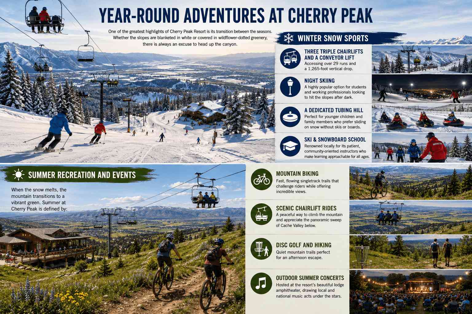 Exploring Cherry Peak Resort: Richmond's Year-Round Mountain Gateway