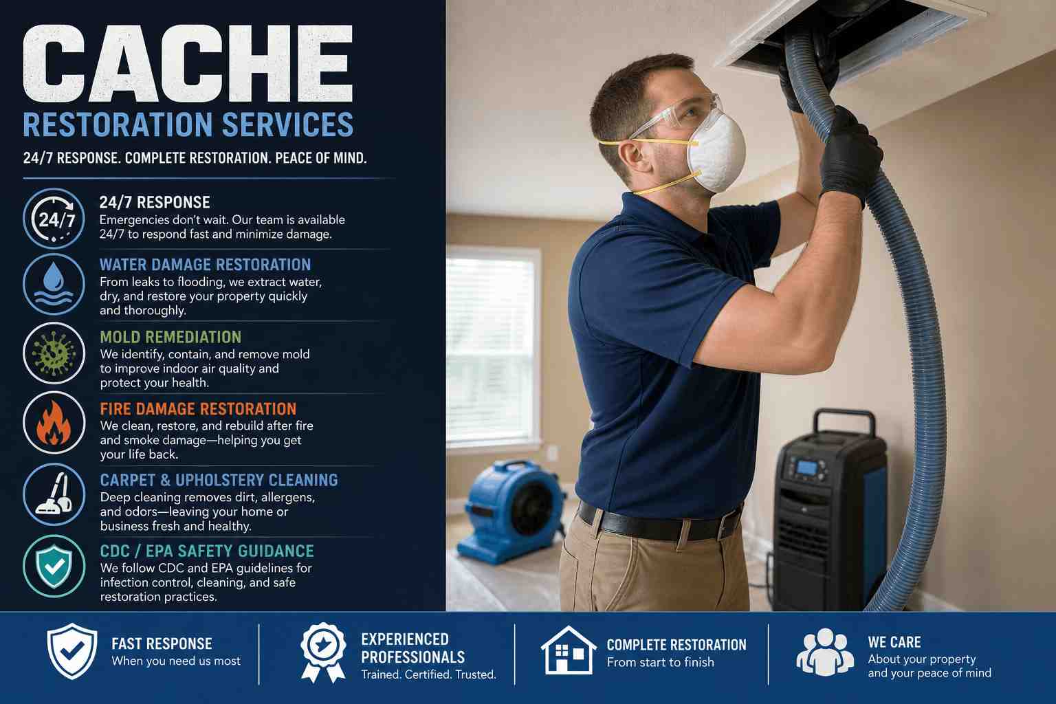 Preventing Mold After Water Damage in Cache County: A Property Owner's Guide