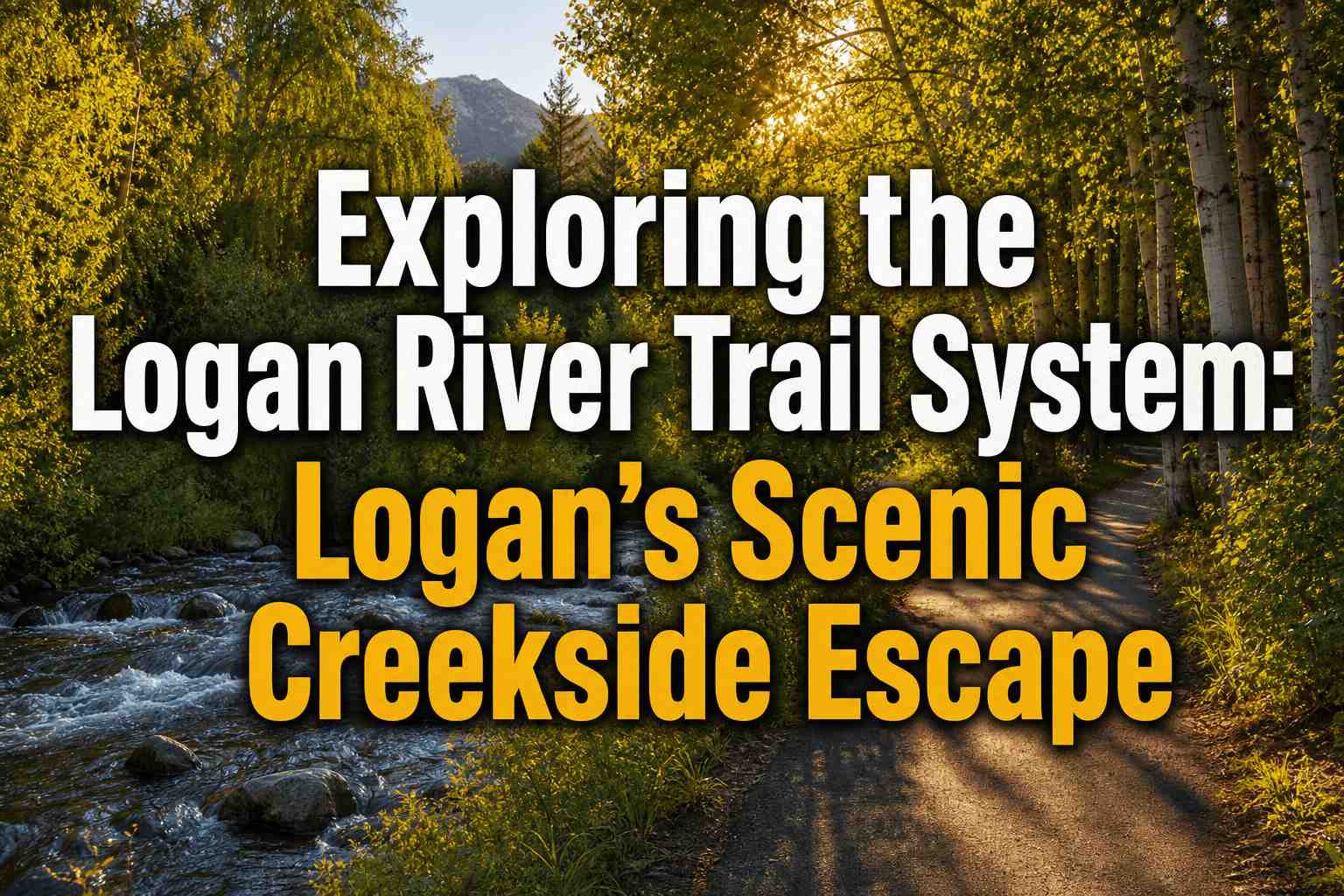 Exploring the Logan River Trail System: Logan’s Scenic Creekside Escape Exploring the Logan River Trail System: Logan’s Scenic Creekside Escape