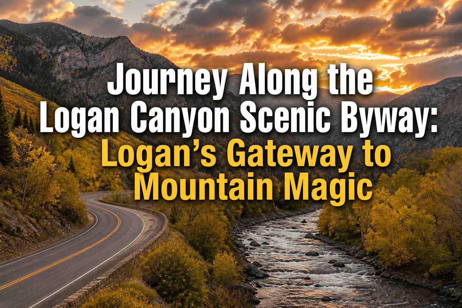Journey Along the Logan Canyon Scenic Byway: Logan’s Gateway to Mountain Magic