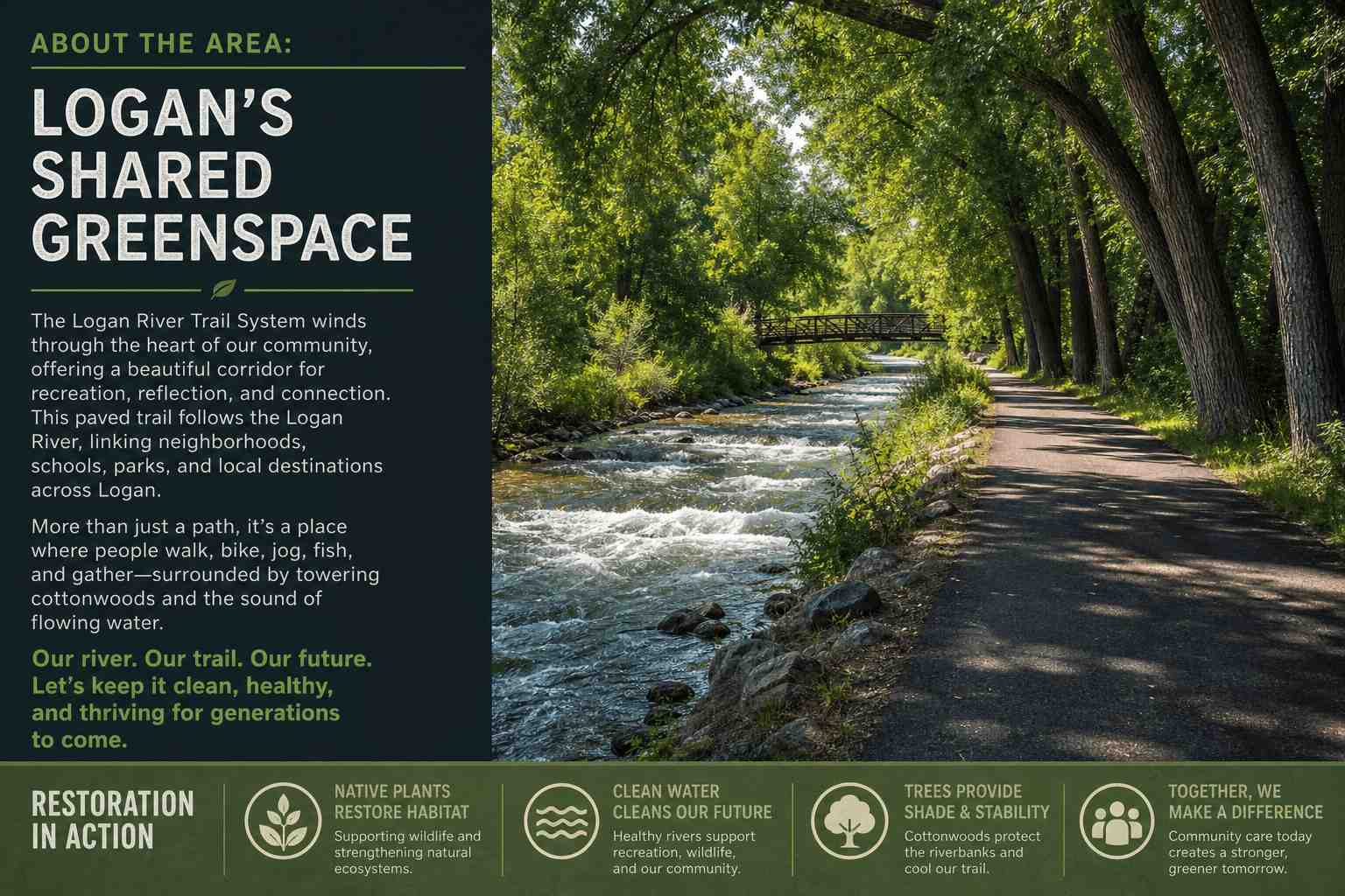 Exploring the Logan River Trail System: Logan’s Scenic Creekside Escape