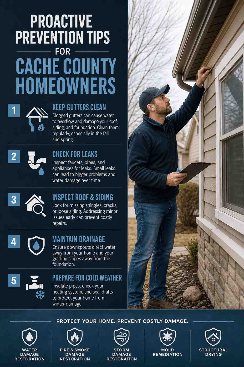 Preventing Mold After Water Damage in Cache County: A Property Owner's Guide
