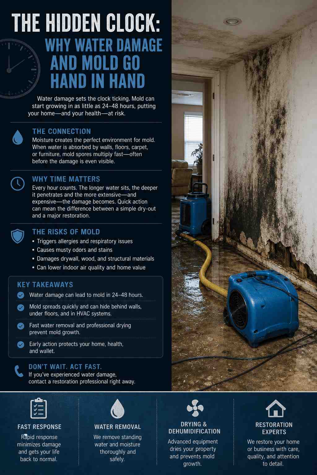Preventing Mold After Water Damage in Cache County: A Property Owner's Guide