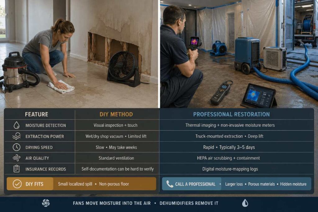 DIY vs. Professional Restoration