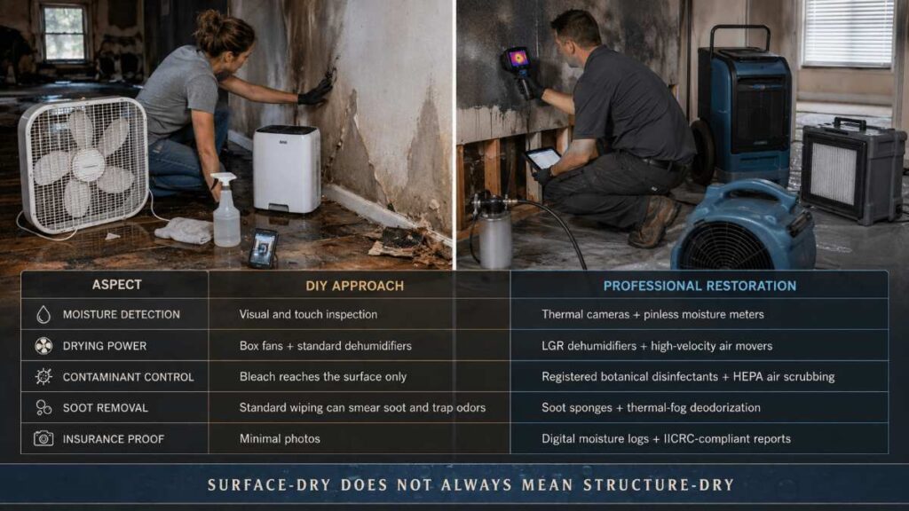 DIY vs. Professional Restoration