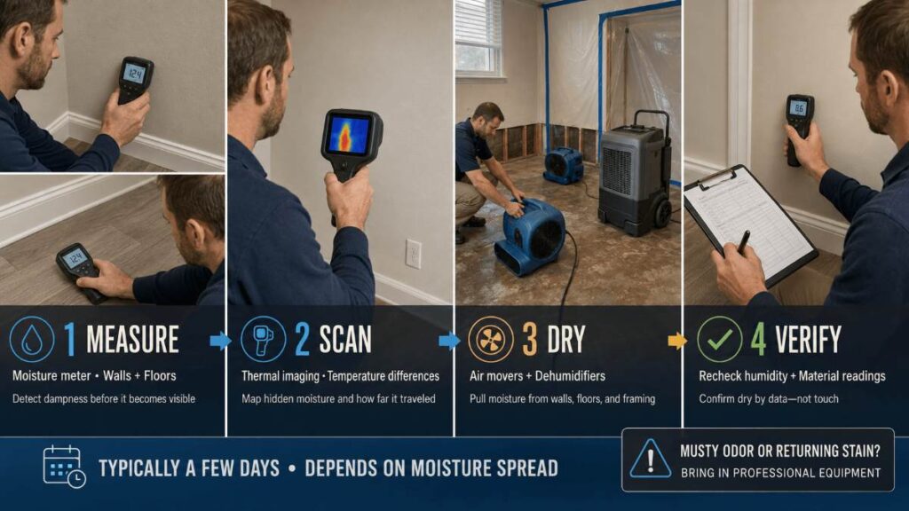 How Professionals Detect Water Damage Homeowners Miss