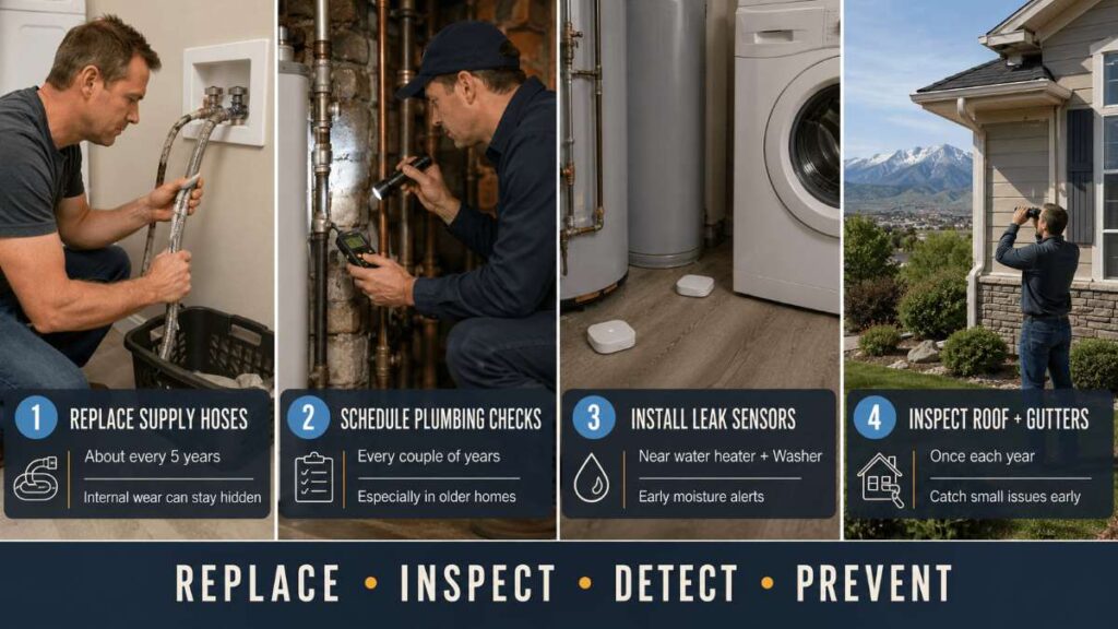 How to Prevent Water Damage From a Slow Leak