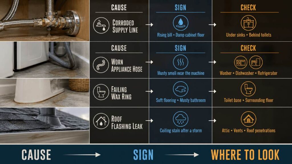 Quick Reference Cause, Sign, and Where to Look