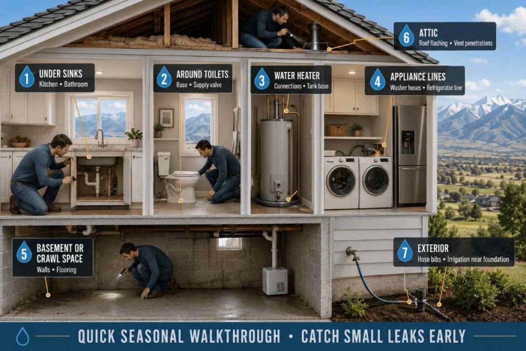 Where to Check for a Hidden Water Leak