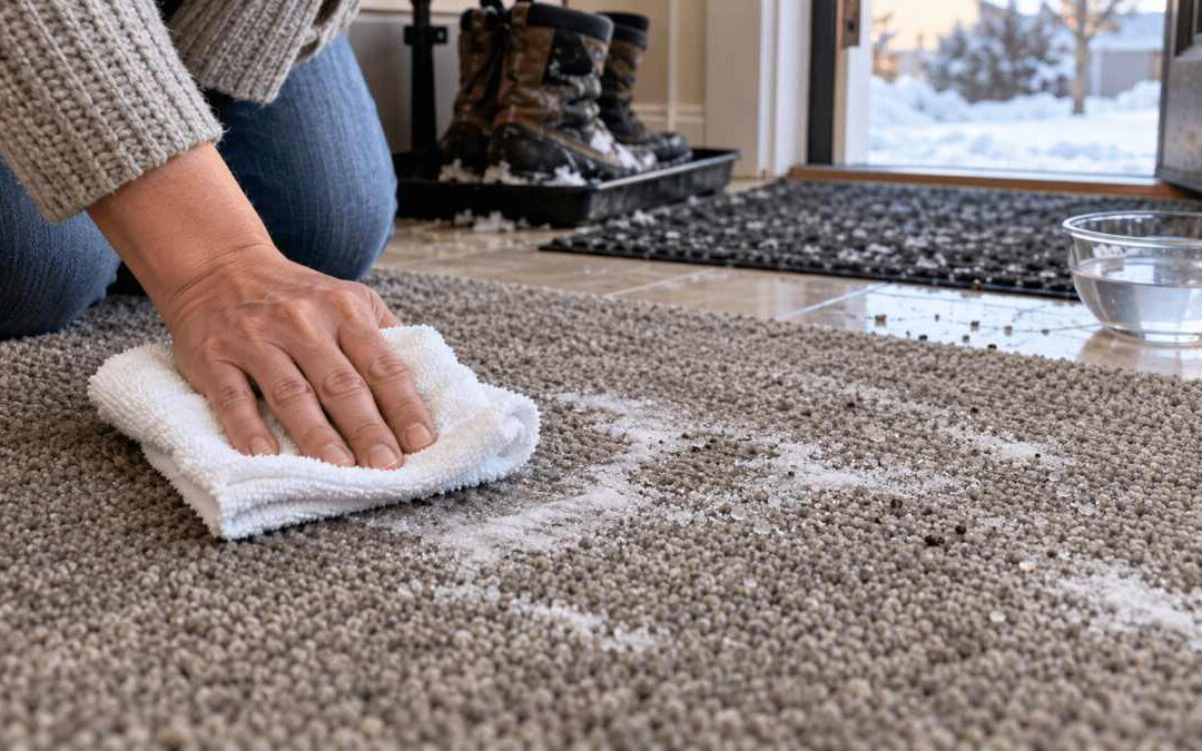 Salt Stains on Carpet: How to Handle Winter Salt in Cache Valley?
